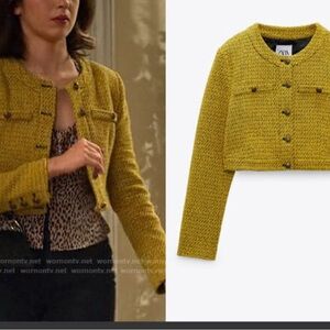 Zara jacket, was worn once for special event